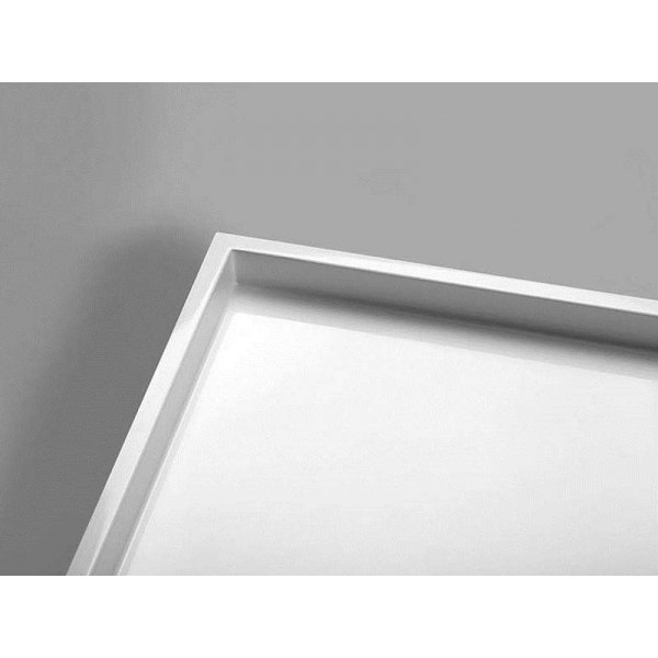 MIRAI sprchová vanička z litého mramoru, obdélník 120x90x1,8cm, levá, bílá