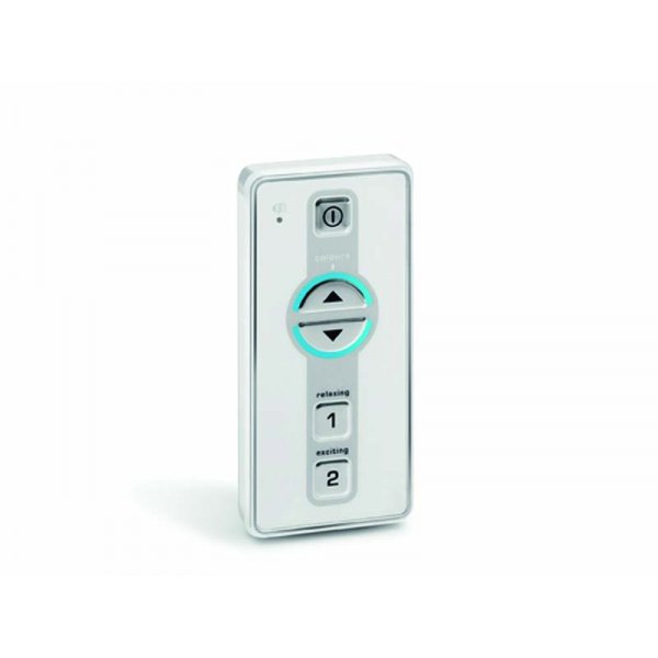 Zápustná sprcha BLACK s vodopádem, mlhou a chromoterapií, 50x50 cm