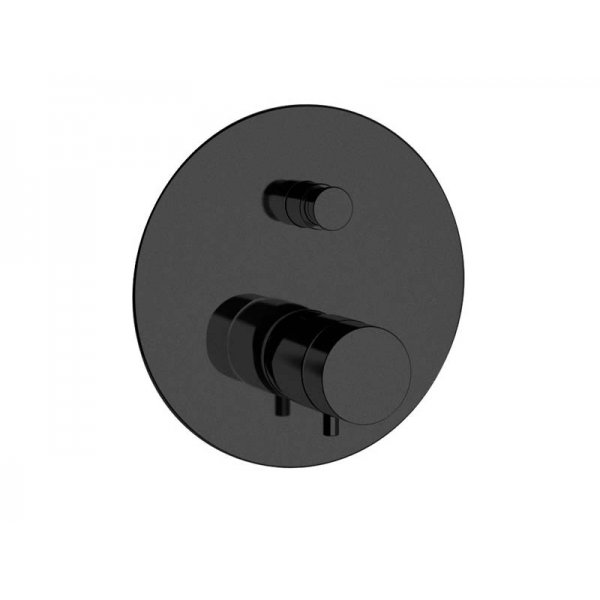 Baterie RONDO BLACK podomítková termostatická, 2 funkce