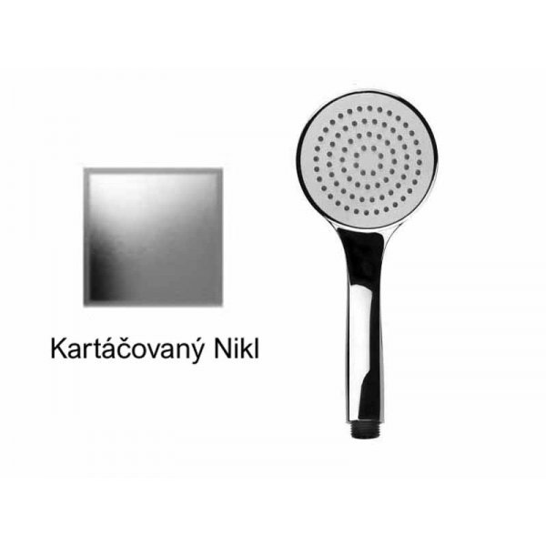 Ruční sprcha ECOAIR KARTÁČOVANÝ NIKL Ø13 cm