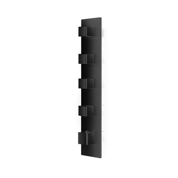 Baterie BLACK kryt SQUARE D, 4 funkce