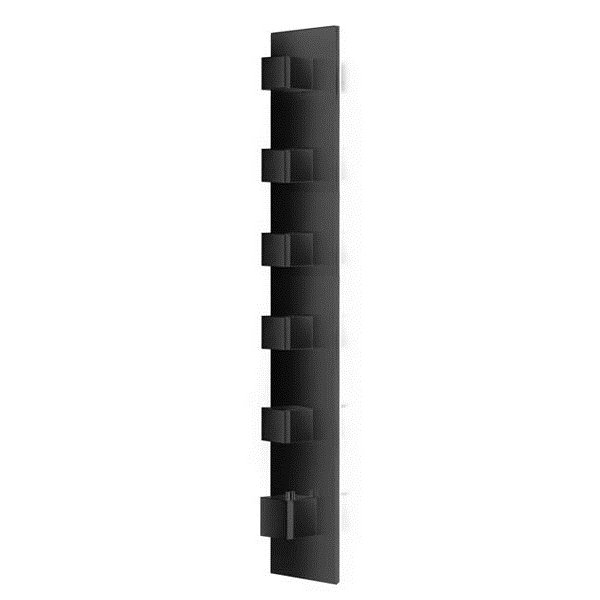 Baterie BLACK kryt SQUARE D, 5 funkcí
