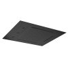 Zápustná sprcha BLACK 63x48 cm s vodopádem, rotačními tryskami a chromoterapií