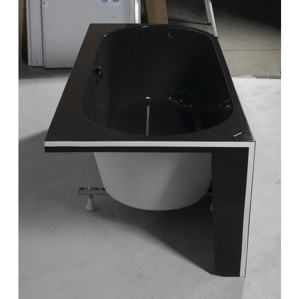 ASTRA L MONOLITH asymetrická vana 160x75x60cm, šedá