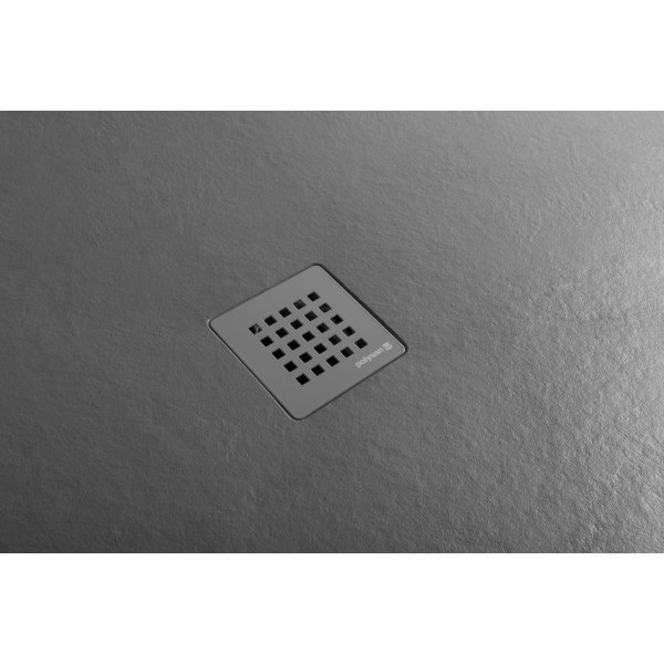 TRENECA vaničkový sifon, průměr 90mm, DN40, krytka šedá mat