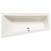 ANDRA L asymetrická vana 160x90x45cm, ivory