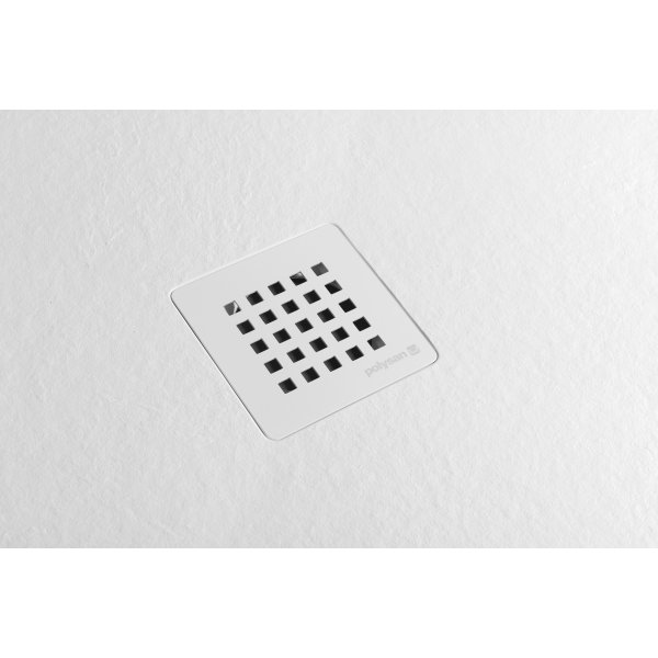 TRENECA vaničkový sifon, průměr 90mm, DN40, krytka bílá mat