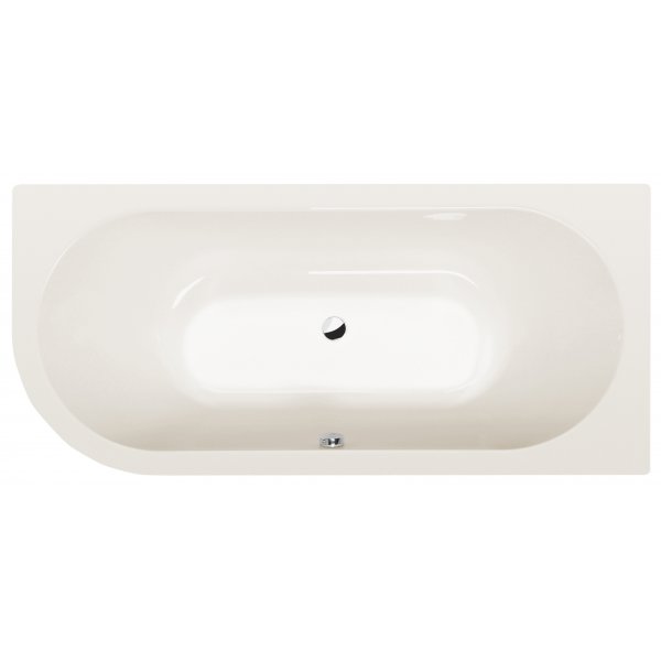 VIVA R asymetrická vana 175x80x47cm, ivory