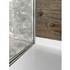 ARCHITEX sada pro neviditelné uchycení skla, podlaha-stěna-strop, 1610x2600mm, leštěný hliník