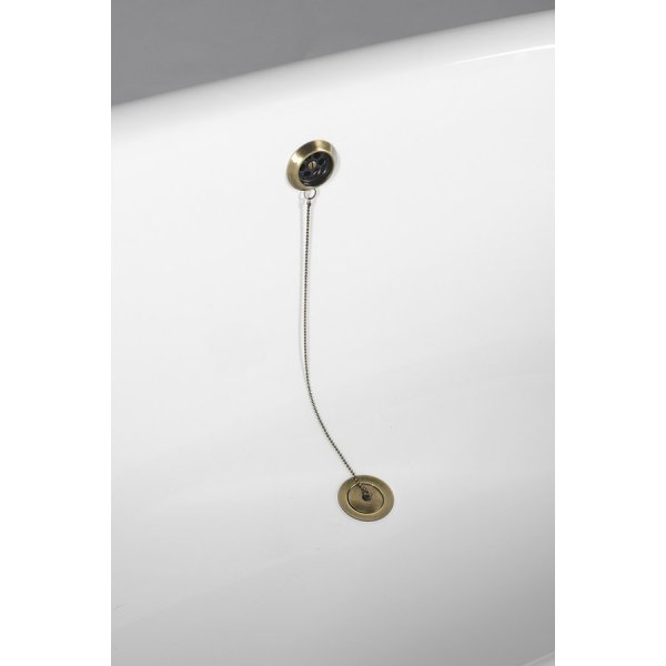 REGATA volně stojící vana 175x85x61cm, nohy bronz, bílá