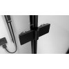 ZOOM BLACK čtvercový sprchový kout 900x900mm, rohový vstup
