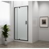 EASY BLACK sprchové dveře otočné 880-1020mm, sklo Brick