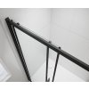 EASY BLACK sprchové dveře 1100mm, čiré sklo