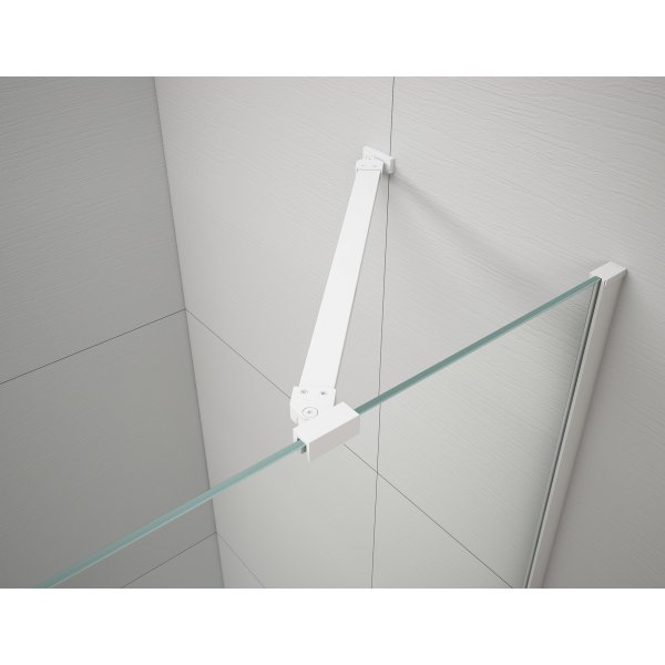 FISA stěnový profil a vzpěra, bílá mat