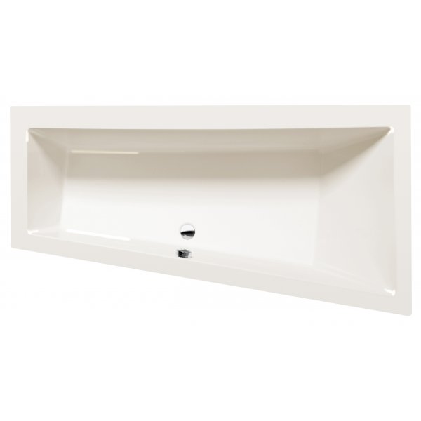 ANDRA R asymetrická vana 170x90x45cm, ivory