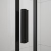 EASY BLACK sprchové dveře skládací 900mm, čiré sklo