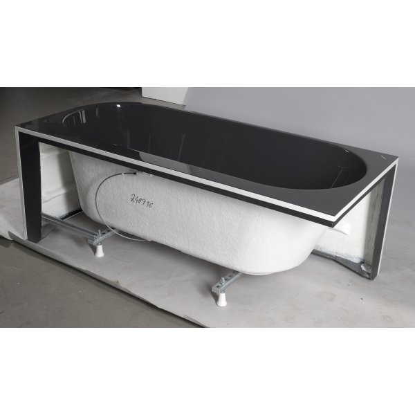 ASTRA L MONOLITH asymetrická vana 160x75x60cm, šedá