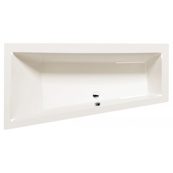 ANDRA L asymetrická vana 180x90x45cm, ivory