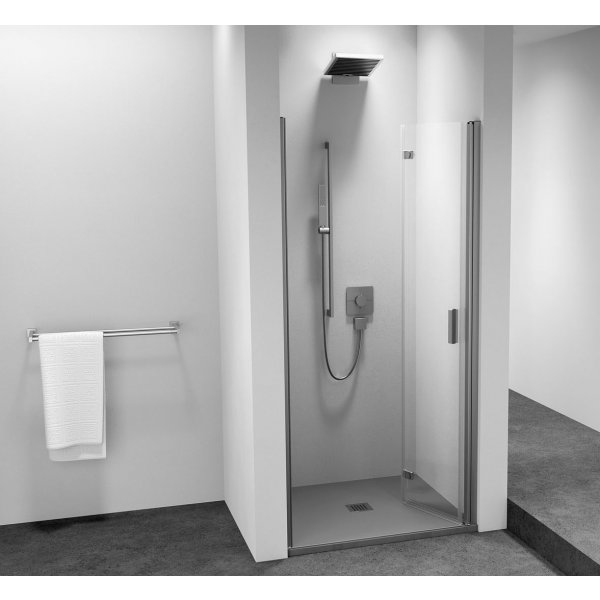 ZOOM sprchové dveře do niky 900mm, čiré sklo, pravé