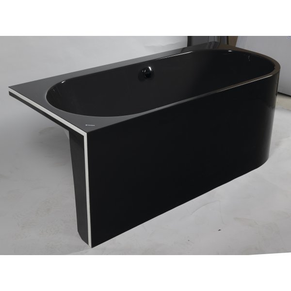 ASTRA L MONOLITH asymetrická vana 160x75x60cm, šedá