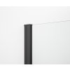ESCA SHELF stěnový profil s drážkou 2100mm, černá mat