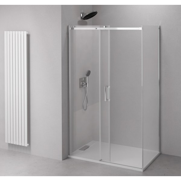 THRON ROUND obdélníkový sprchový kout 1100x900mm, kulaté pojezdy