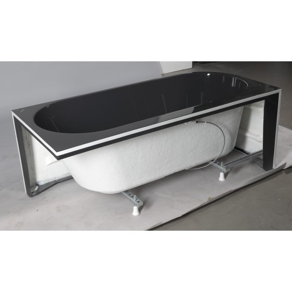 ASTRA R MONOLITH asymetrická vana 160x75x60cm, šedá