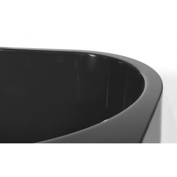 ASTRA R MONOLITH asymetrická vana 160x75x60cm, šedá