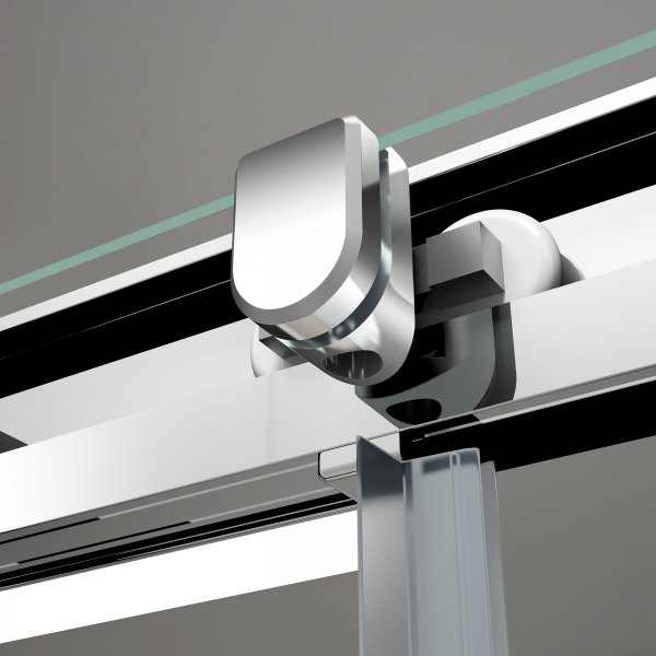 EASY půlkruhová sprchová zástěna 900x900mm, čiré sklo