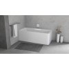 CASCATA L MONOLITH obdélníková vana 180x80x60cm, kaskáda bílá