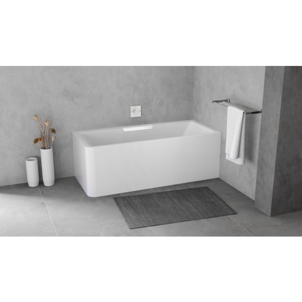 CASCATA R MONOLITH obdélníková vana 180x80x60cm, kaskáda bílá