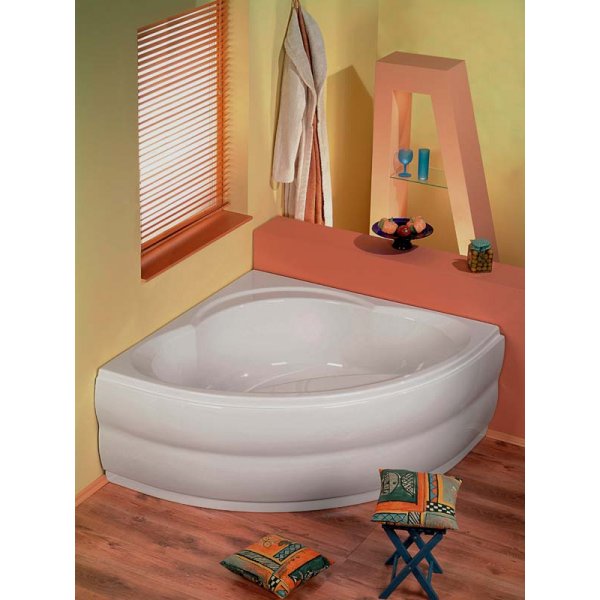 ALEXANDRA rohová vana 140x140x42cm, bílá