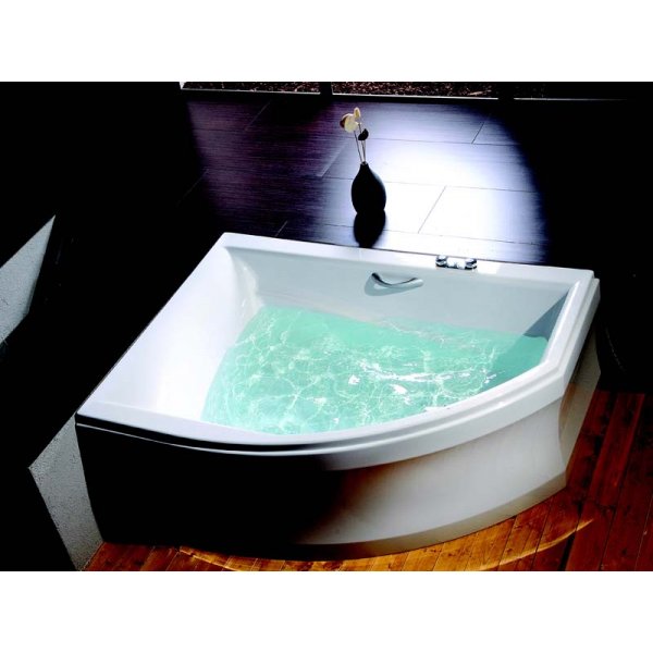 TANDEM L asymetrická vana 170x130x50cm, bílá