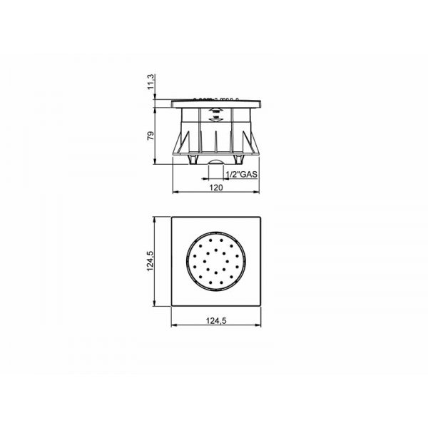 Tryska podomítková