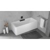 CASCATA R MONOLITH obdélníková vana 180x80x60cm, kaskáda černá