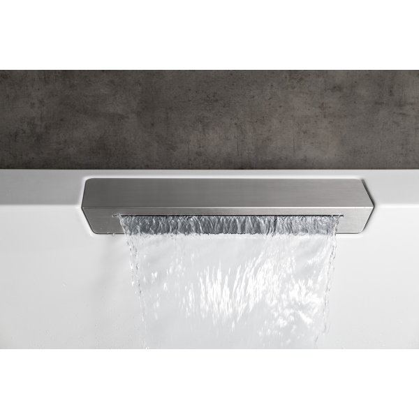 CASCATA R MONOLITH obdélníková vana 180x80x60cm, kaskáda nerez