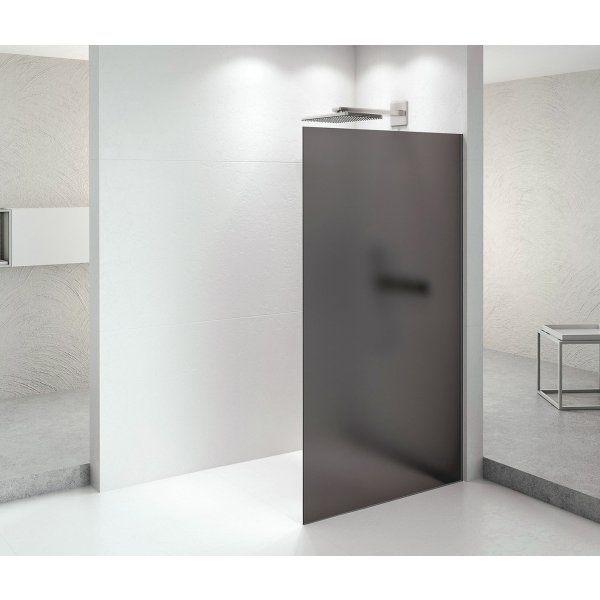 ARCHITEX CHROM sprchová zástěna 1062mm, kouřové matné sklo