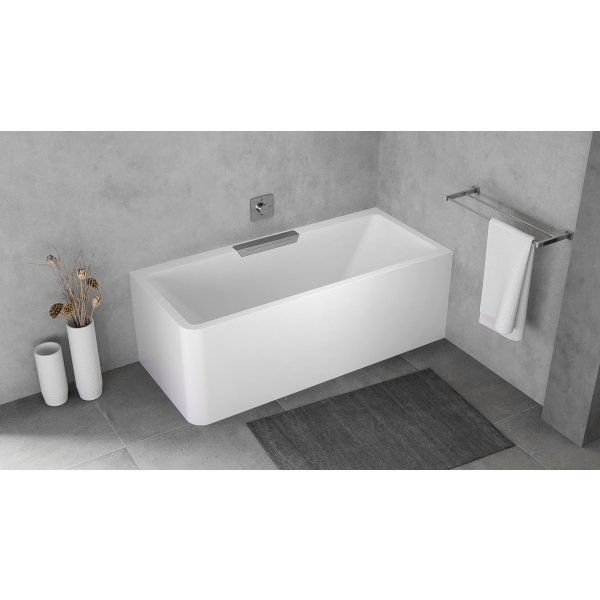CASCATA R MONOLITH obdélníková vana 180x80x60cm, kaskáda nerez