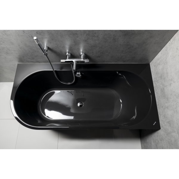 ASTRA R MONOLITH asymetrická vana 160x75x60cm, šedá