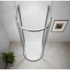 EASY půlkruhová sprchová zástěna 900x900mm, čiré sklo