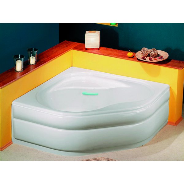 EDERA rohová vana 152x152x54cm, bílá