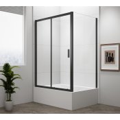 DEEP BLACK obdélníkový sprchový kout 1200x750mm L/P varianta, čiré sklo