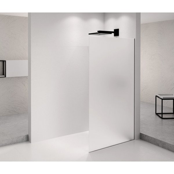 ARCHITEX BLACK MATT sprchová zástěna 1062mm, matné sklo