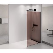 ARCHITEX BLACK MATT sprchová zástěna 1362mm, sklo Marron