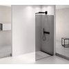 ARCHITEX BLACK MATT sprchová zástěna 1062mm, kouřové sklo