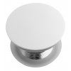 Vanová výpust 6/4", click-clack, solid surface, bílá mat