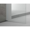 ARCHITEX sada pro uchycení skla, podlaha-stěna-strop se spádovou lištou, 1615x2600mm, pravá, leštěný hliník
