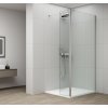 ESCA CHROME sprchová zástěna, fixní sklo 1200 mm, otočný panel 300 mm