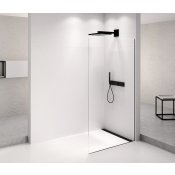 ARCHITEX BLACK MATT sprchová zástěna 1262mm, čiré sklo