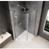 GLOBE CHROME čtvrtkruhový sprchový kout 800x1000mm, čiré sklo, levé